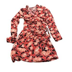 Obey Red Floral Mini Dress